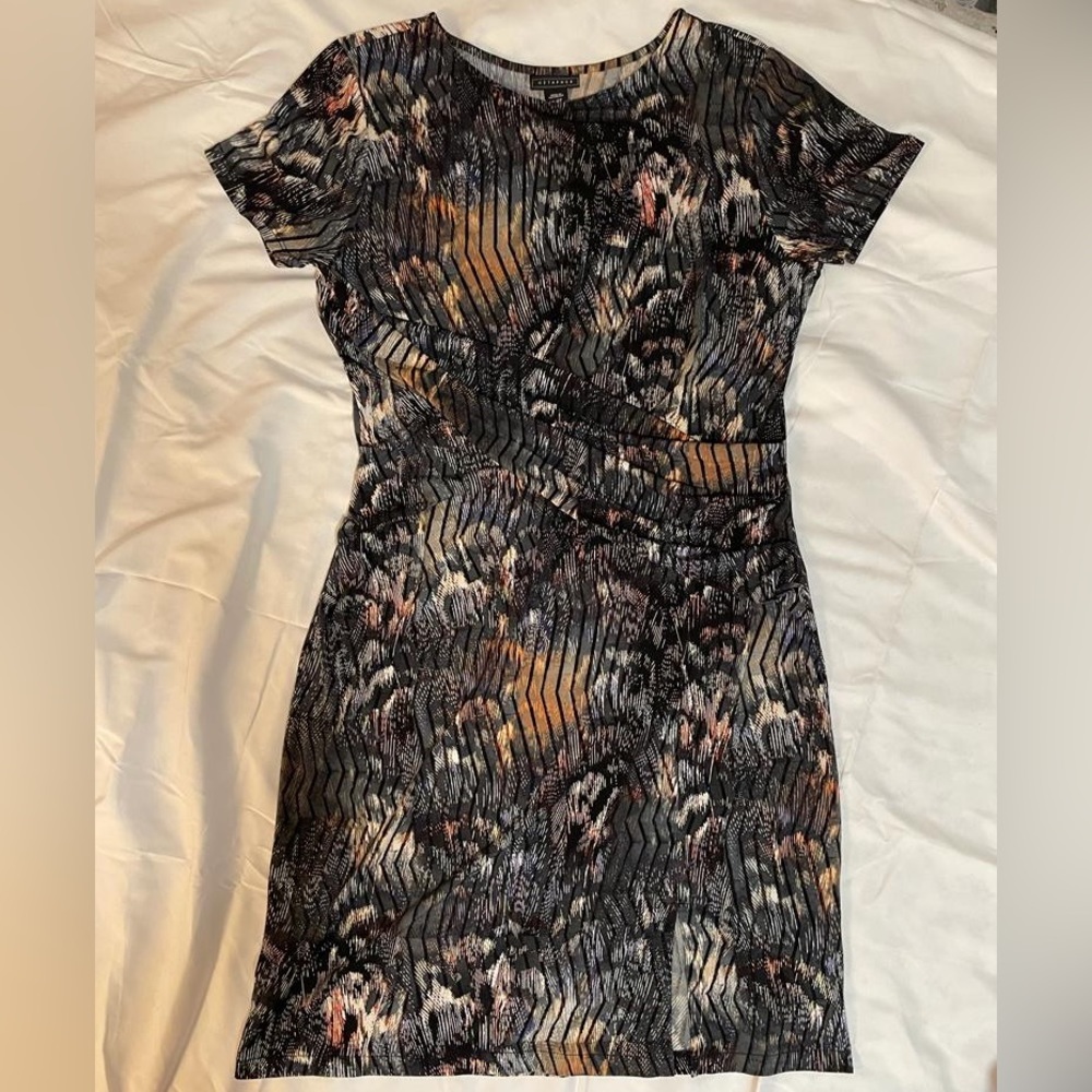 Metaphor Abstract Printed Pattern Dress - image 1